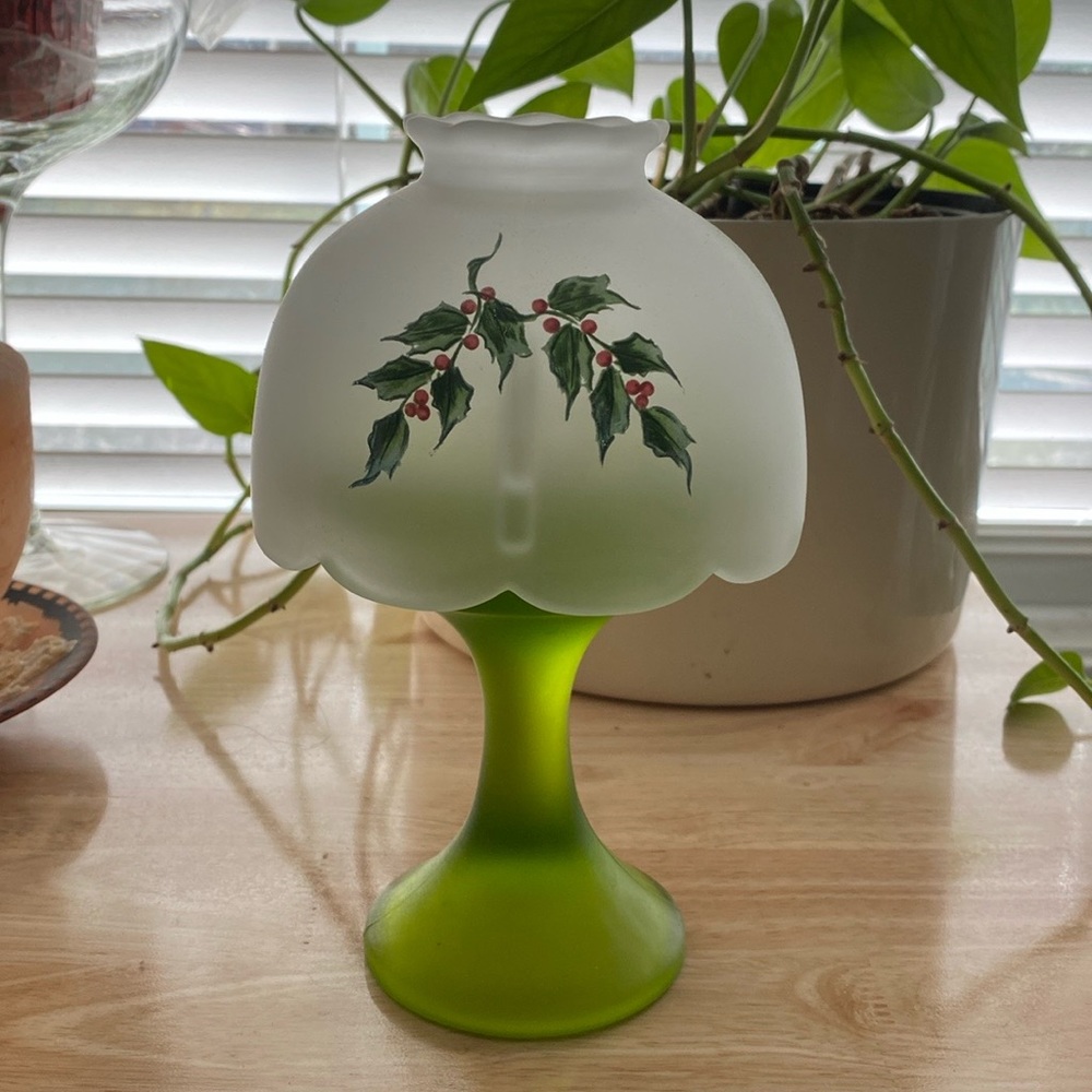 SOLD-Westmoreland Glass Company Candle Lamp